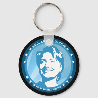 Porte-clés hillary clinton 08. rayons bleus.