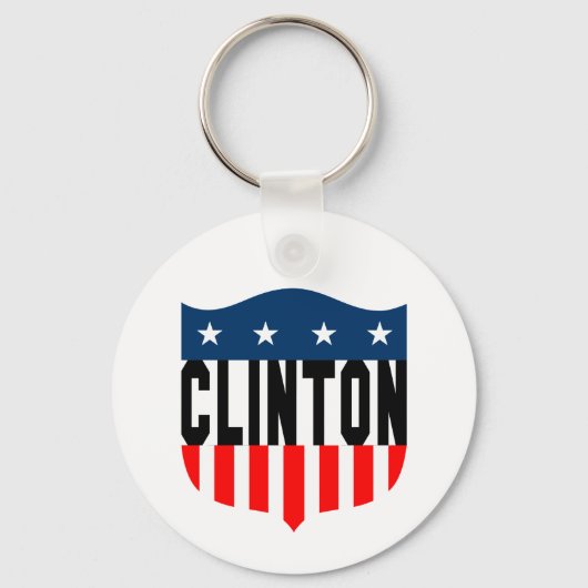 Porte-clés hillary clinton étoiles et rayures (Recto)