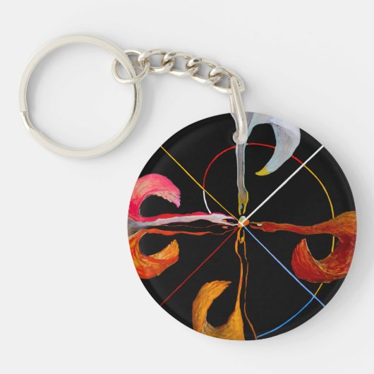 Porte-clés Hilma af Klint - Le Swan No 7 (Devant)