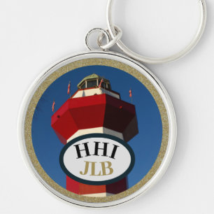 Porte-clés Hilton Head Island Lighthouse Custom Key Chain