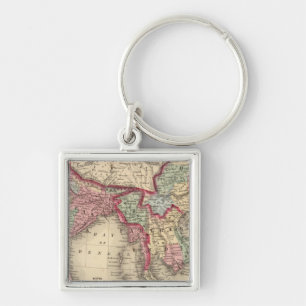 Porte-clés Hindoostan, Inde, Chine, Tibet