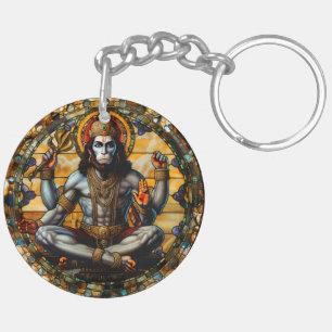 Porte-clés Hindu Deity Protection Hanuman, énergie spirituell