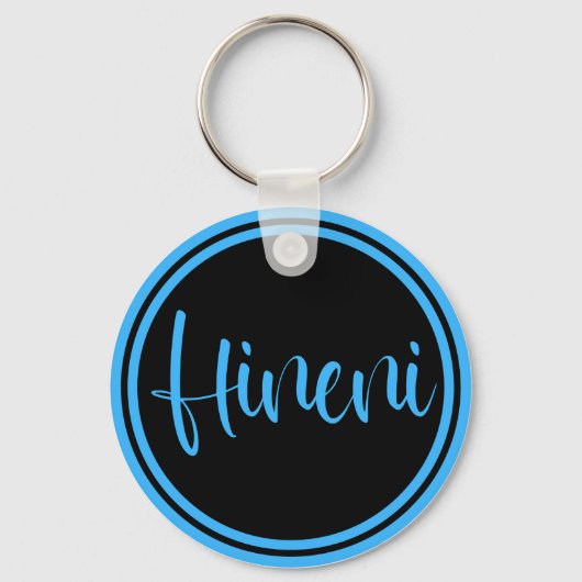 Porte-clés Hineni - Je suis ici (Recto)