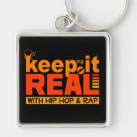 HIP HOP et porte - clé personnalisé RAP