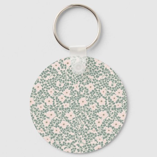 Porte-clés Hippie Boho Floral (Recto)