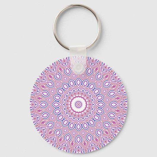 Porte-clés Hippie Boho Funky Bohemian Super Kaleidoscope (Recto)