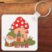 Porte-clés Hippie Que Ça Soit Gnome (Verso)