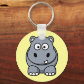 Porte-clés Hippo Cartoon mignon (Recto)