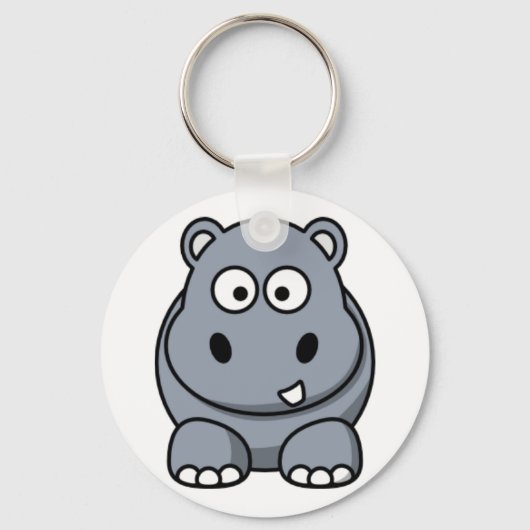 Porte-clés Hippo de dessin (Recto)