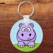 Porte-clés Hippo de lavande mignon (Recto)