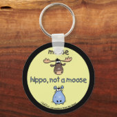 Porte-clés Hippo-pas-un-orignal ! (Recto)