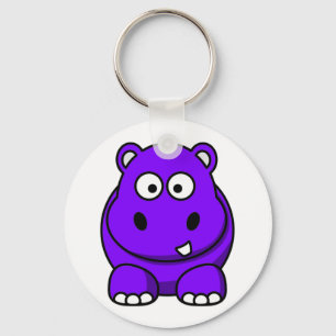 Porte-clés Hippo Purple