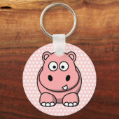 Porte-clés Hippo rose mignon (Recto)