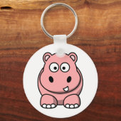 Porte-clés Hippo rose mignon (Recto)
