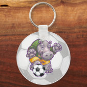 Porte-clés Hippo Soccer Star Key Chain (Recto)