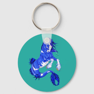 Porte-clés Hippocampe Clydesdale Fantastique Bleu