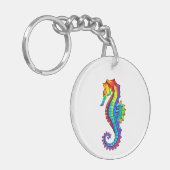 Porte-clés Hippocampe polygonal arc-en-ciel (Devant gauche)