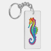 Porte-clés Hippocampe polygonal arc-en-ciel (Devant gauche)