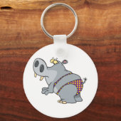 Porte-clés Hippopotame En Bikini (Recto)