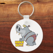Porte-clés hippopotame hippo babt bikini (Recto)