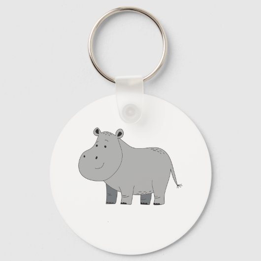 PORTE-CLÉS HIPPOPOTAMUS (Recto)