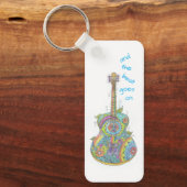 Porte-clés Hippy Guitar (Recto)