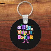 Porte-clés His Way Is Better Christian Coquette Aesthetic You (Recto)