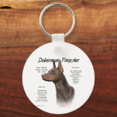 Porte-clés Histoire de Red Doberman (Verso)