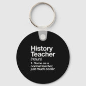 Porte-clés Histoire Définition de l'enseignant Retour école P (Recto)