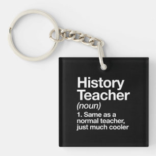 Porte-clés Histoire Définition de l'enseignant Retour école P