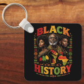 Porte-clés Histoire des Noirs (Recto)