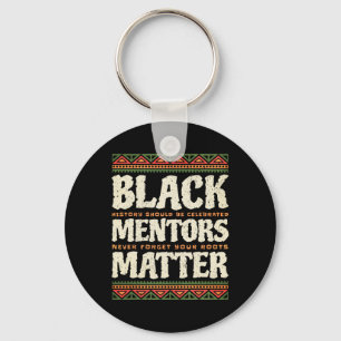 Porte-clés Histoire des Noirs Mois Mentors Problème Amérique