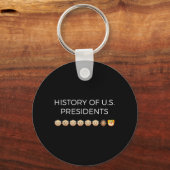 Porte-clés Histoire des présidents américains résistent (Recto)