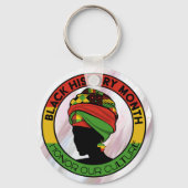 Porte-clés Histoire noire Floral Reversible Culture Porte - c (Recto)