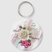 Porte-clés Histoire noire Floral Reversible Culture Porte - c (Verso)