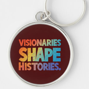 Porte-clés Historiques des formes des visionnaires