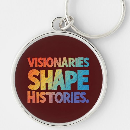 Porte-clés Historiques des formes des visionnaires (Devant)