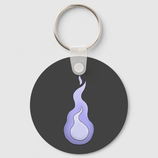 Porte-clés Hitodama flamme : Esprit japonais Yokai (Recto)