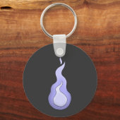 Porte-clés Hitodama flamme : Esprit japonais Yokai (Recto)