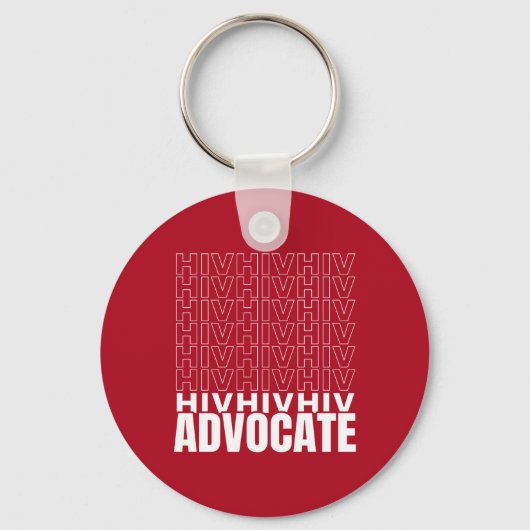 Porte-clés HIV HIV HIV HIV HIV HIV Advocate (Recto)