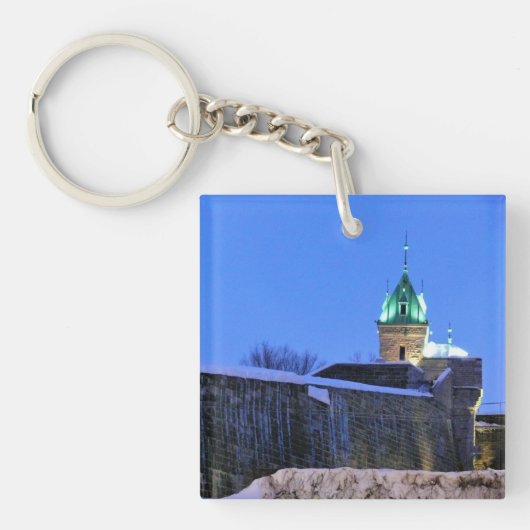 Porte-clés Hiver au Québec (Devant)