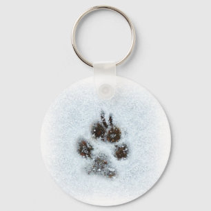 Porte-clés Hiver Pawprint