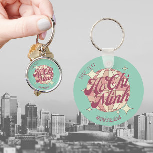 Porte-clés Ho Chi Minh Ville Viêt Nam cadeau accessoire