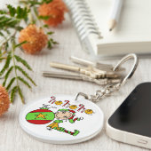 Porte-clés Ho Ho Ho Holiday Elfe (Devant Droit)