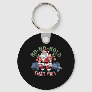 Porte-clés Ho-ho-hold That Lift Santa Claus Christmas Gym Wor