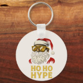 Porte-clés HO HO HYPE – Santa Gold (Recto)