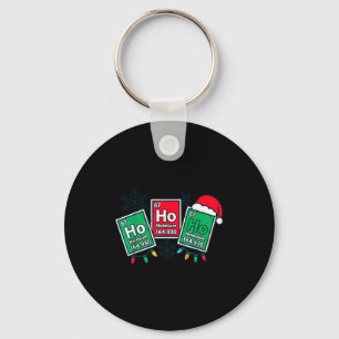 Porte-clés Ho Ho Prof de Science Drôle Noël Chimie Jo
