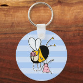 Porte-clés hobby - plutôt abeilles tricot pas de texte (Recto)