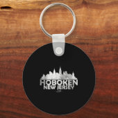 Porte-clés Hoboken New Jersey Nj _ Skyline (Recto)