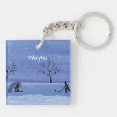 Porte-clés Hockey (Dos)